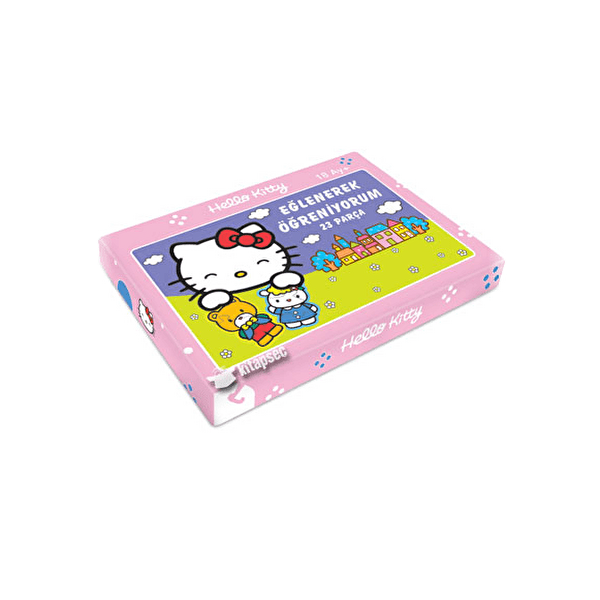 Hello Kitty Puzzle 23 Parça Eğlenerek Öğreniyorum