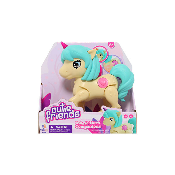 Cutie Friends Sesli ve Işıklı Unicorn Mor Boynuz