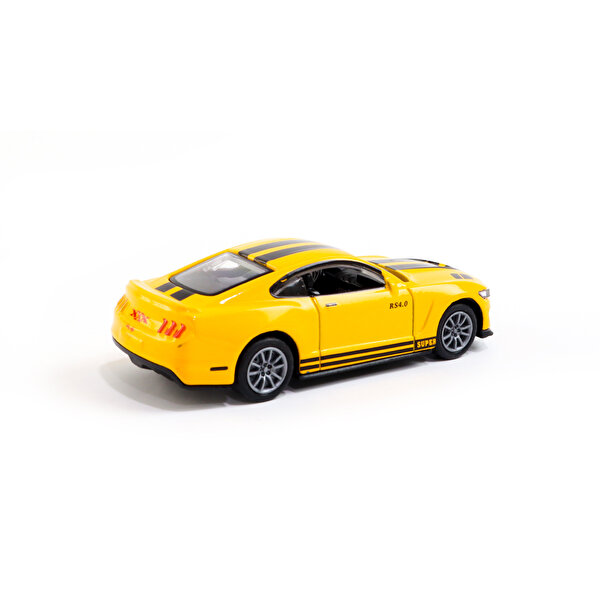 1:36 Ölçekli Die-Cast Sarı Spor Araba