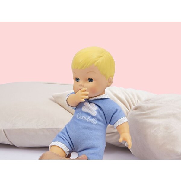 Cicciobello Yumuş Bebek 24 cm Mavi Tulum