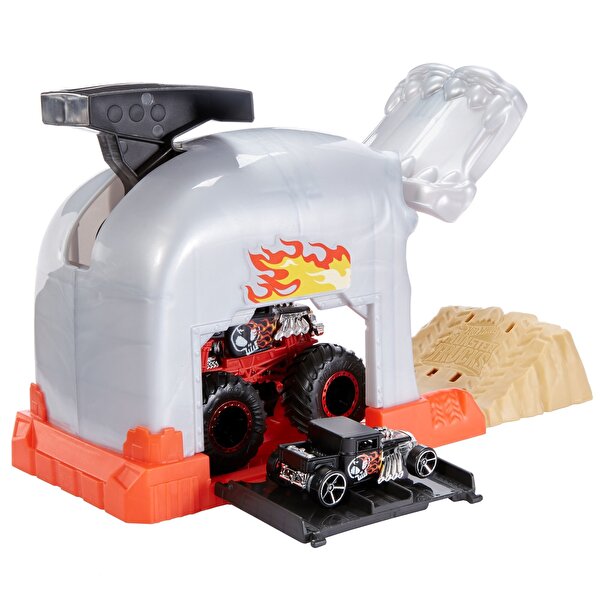 Hot Wheels Monster Trucks Fırlatıcılı Oyun Seti Bone Shaker GKY02
