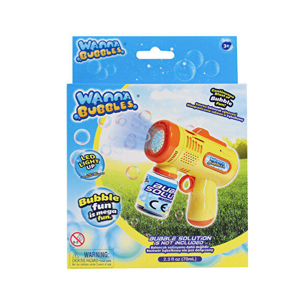 Wanna Bubbles Pilli Köpük Tabancası Mavi