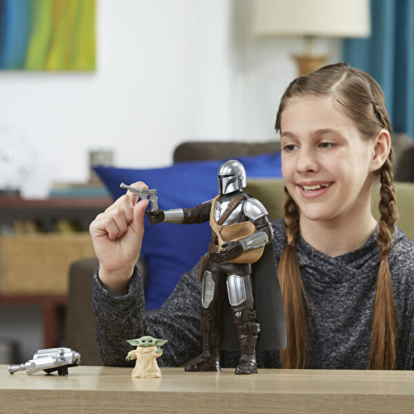 Star Wars Mandalorian ve Grogu İnteraktif Elektronik İkili Figür F5194