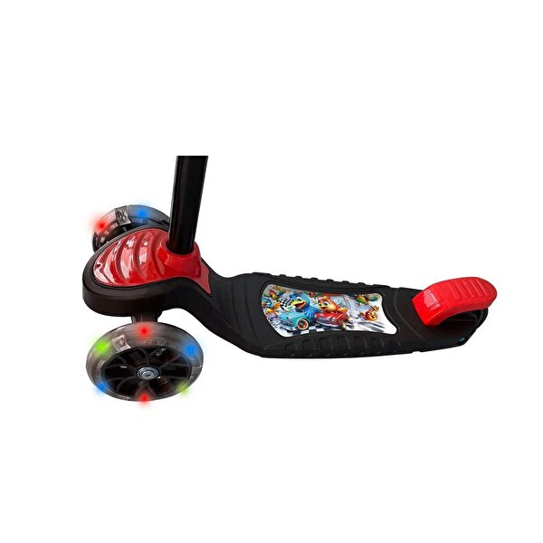 Swing Işıklı Scooter Kırmızı