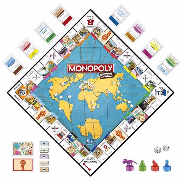 Monopoly Dünya Turu F4007