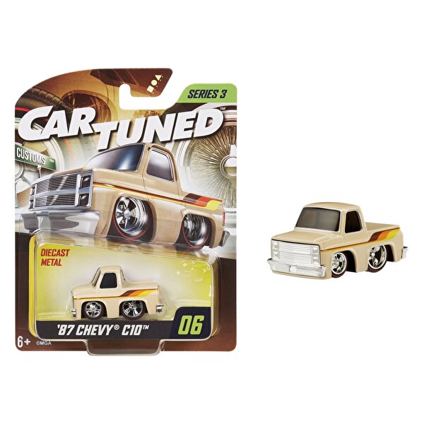 CarTuned JDM Seri 3 Arabalar 87 Chevy C10 Krem