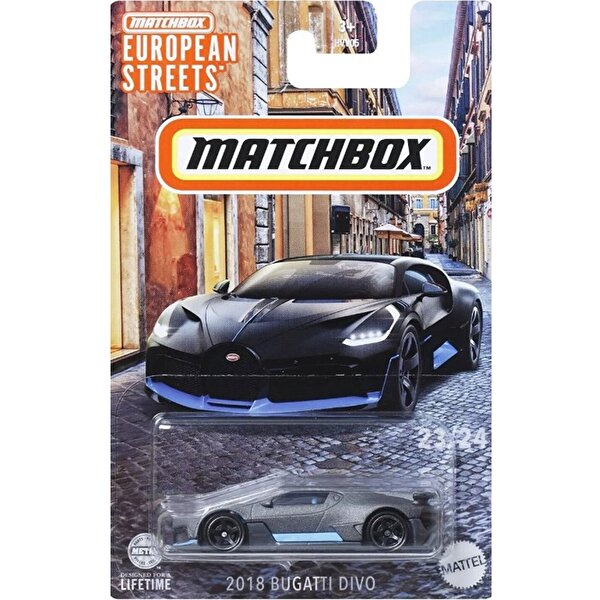 Matchbox European Streets 2018 Bugatti Divo HVV44