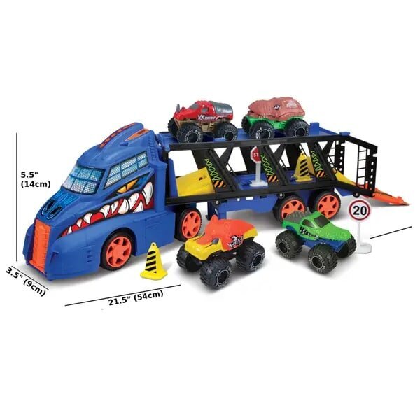Express Wheels Combo Animal Truck ve Launcher Playset