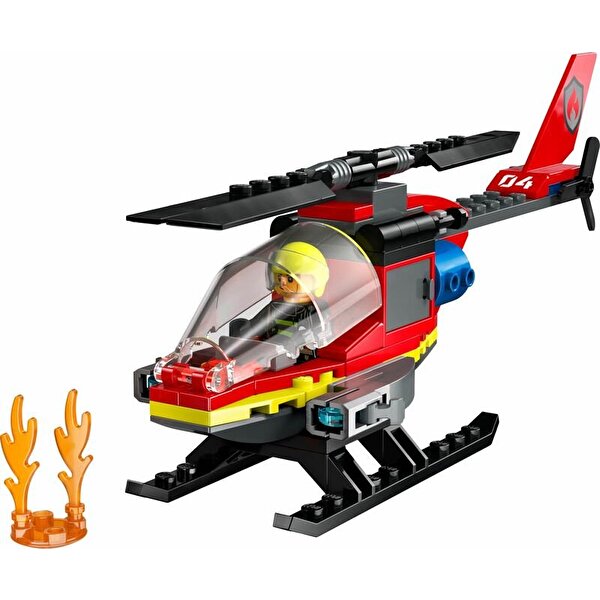 LEGO City İtfaiye Kurtarma Helikopteri 60411