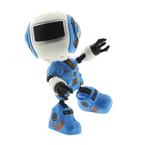 Sesli Işıklı Mini Sevimli Mavi Mutlubot