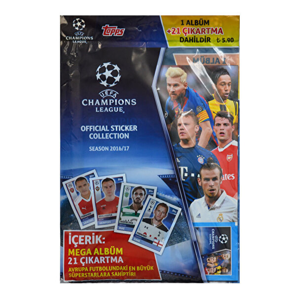 Topps UEFA Şampiyonlar Ligi Başlangıç Paketi 2016-2017