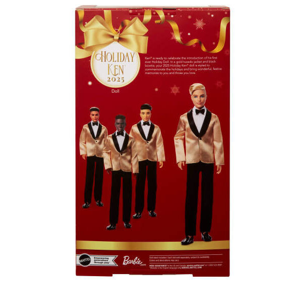 Barbie Ken 2025 Mutlu Yıllar Bebeği JGK55