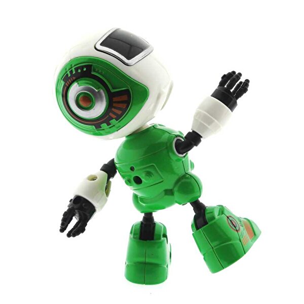 Sesli Işıklı Mini Sevimli Yeşil Mutlubot