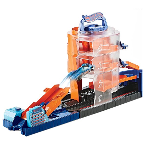 Hot Wheels Tekerlekli Yarış Dünyası Oyun Seti Parkurda Dönüş Macerası GBF95