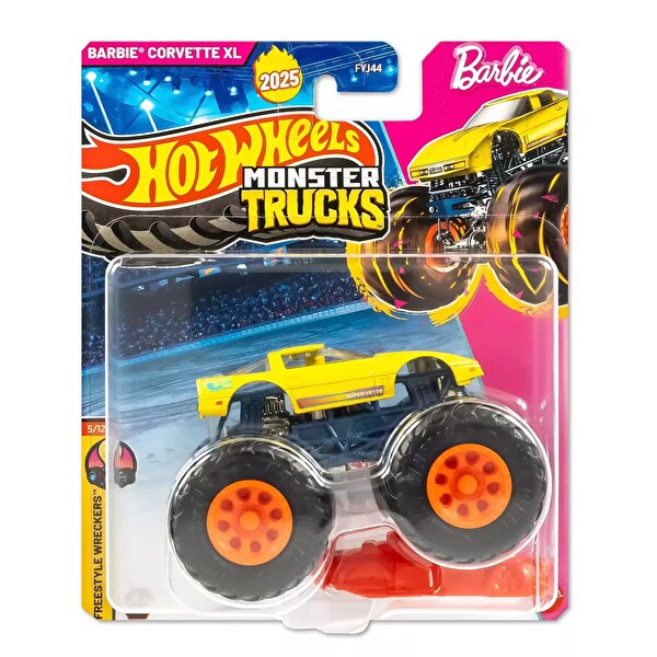 1:64 Hot Wheels Monster Trucks Arabalar Barbie Corvette XL JCD97