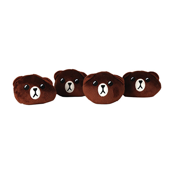 Sevimli Anne Ayı ve Mini Ayı Yavruları Peluş Çanta Seti