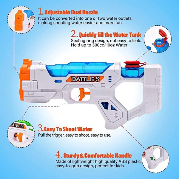 Water Warfare İki Atış Modlu Su Tabancası