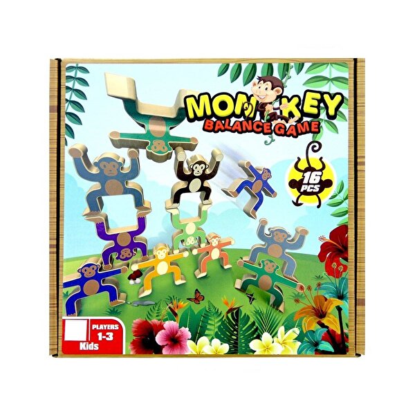 Eğlenceli Maymun Denge Kulesi Oyunu