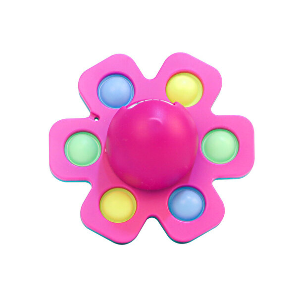 6 Parmak Desenli Ahtapot Stres Çarklı Pop It