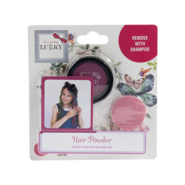 Lukky Süngerli̇ Saç Tebeşi̇ri̇ Fuşya