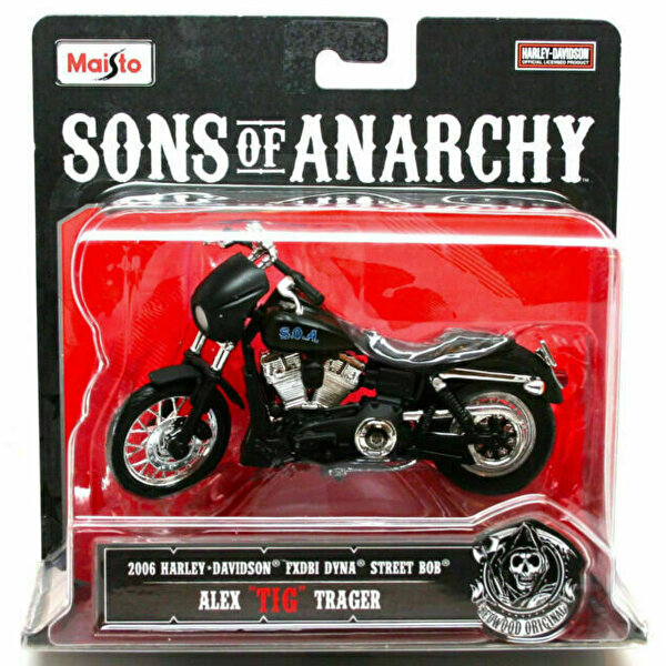 Maisto 1:18 Harley Davidson Sons Of Anarchy 2006 Alex Tig Trager