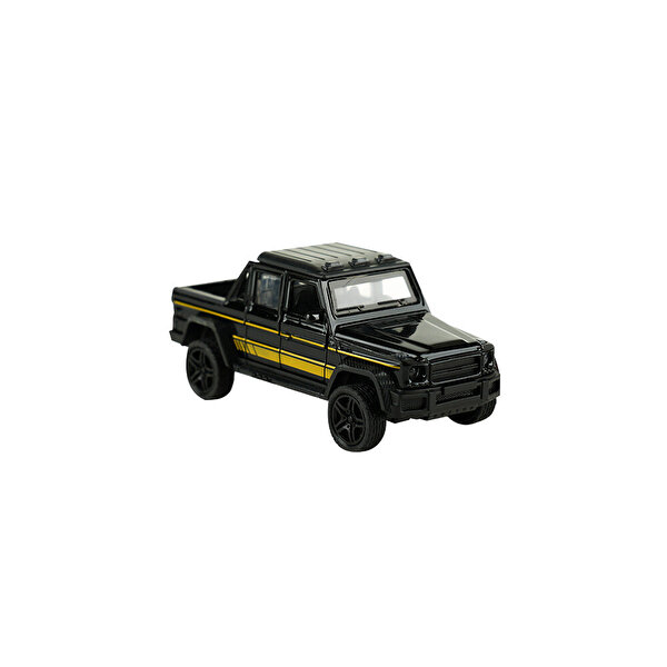 Die Cast 1:32 Sesli ve Işıklı Çek Bırak 4x4 Kamyonet Siyah