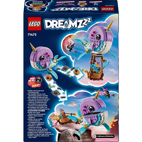 LEGO DREAMZzz Izzie’nin Deniz Gergedanı Sıcak Hava Balonu 71472