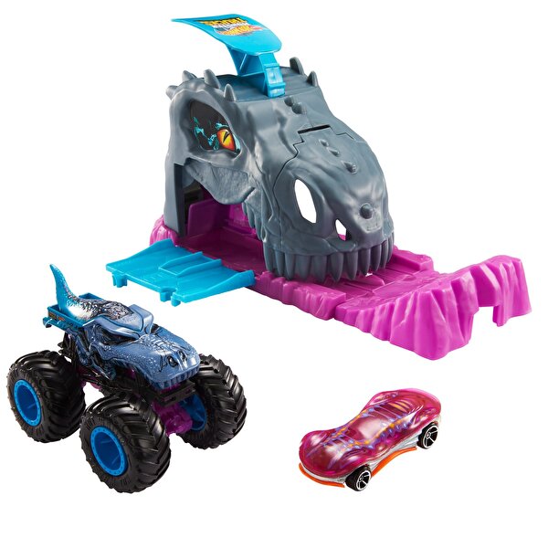 Hot Wheels Monster Trucks Fırlatıcılı Oyun Seti Mega Wrex GVK00