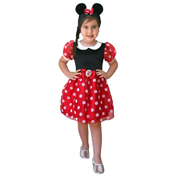 Minnie Mouse Kostüm 2-3 Yaş