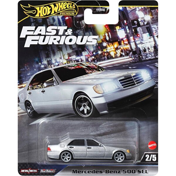Hot Wheels Fast & Furious Premium Arabalar Mercedes-Benz 500 SEL HRT94