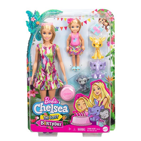 Barbie ve Chelsea Kayıp Doğum Günü Doğum Günü Oyun Seti GTM82