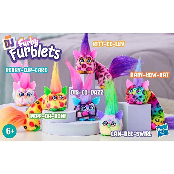 Sesli Dj Furby Furblets İnteraktif Peluş Kitt-Ee-Luv G1785