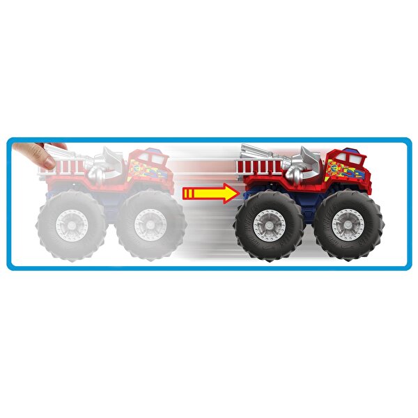 Hot Wheels Monster Trucks 1:43 Çek Bırak Arabalar GVK41