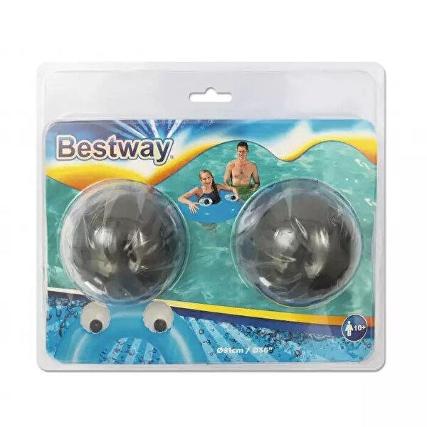 Bestway Gözlü Mavi Yüzme Simidi 91 Cm