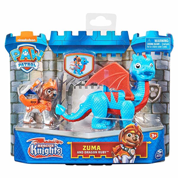 Paw Patrol Rescue Kni̇ghts Oyun Seti̇ Zuma And Dragon Ruby