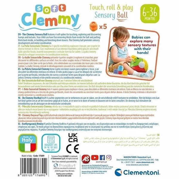 Baby Clementoni Yumuşak Blok Duyusal Top