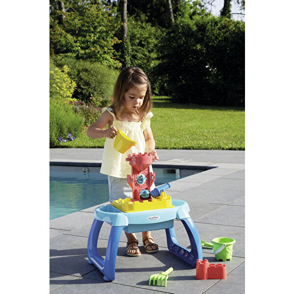 Ecoiffier Su ve Kum Aksesuarlı Oyun Masası