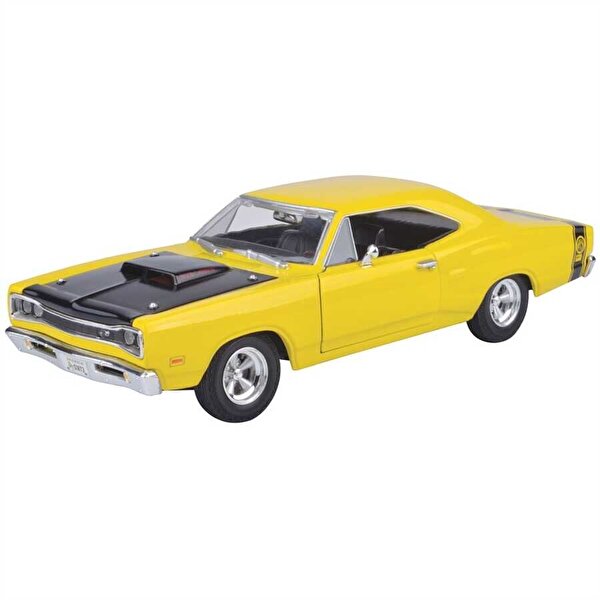 Motormax 1:24 1969 Dodge Coronet Super Bee Sarı