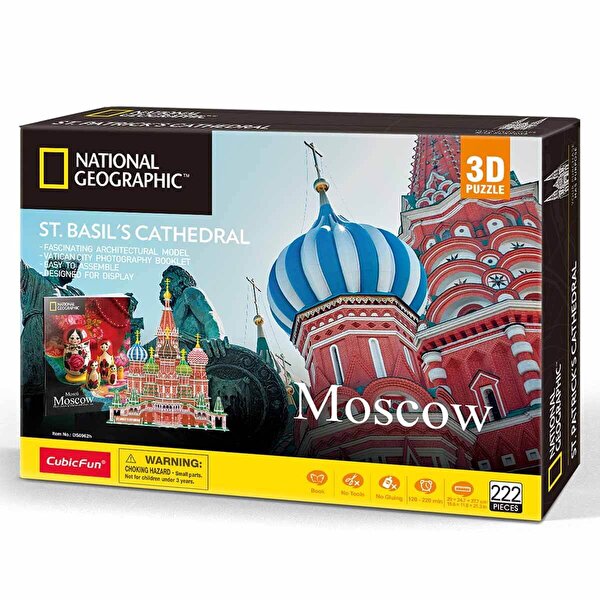 Nessiworld National Geographic 3D Puzzle St. Basil’s Cathedral