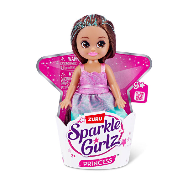 Sparkle Girlz Prenses Cupcake 12 Cm Kahverengi Saçlı