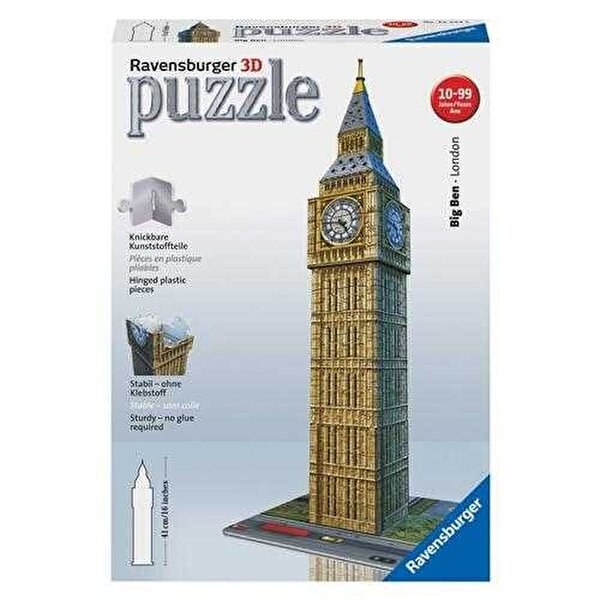 Ravensburger 3D Puzzle Big Ben Saat Kulesi 216 Parça