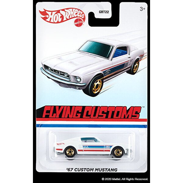 Hot Wheels Temalı Retro Arabalar '67 Custom Mustang GRT25