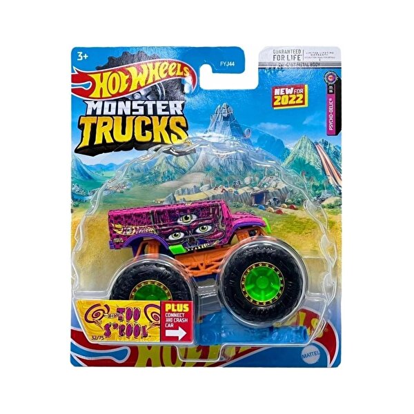Hot Wheels Monster Trucks 1:64 Arabalar Too S'cool HCP62