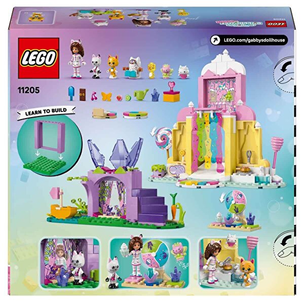LEGO Gabby's Dollhouse Tatlı Şekerleme Dağı ve Kedi Bahçesi 11205