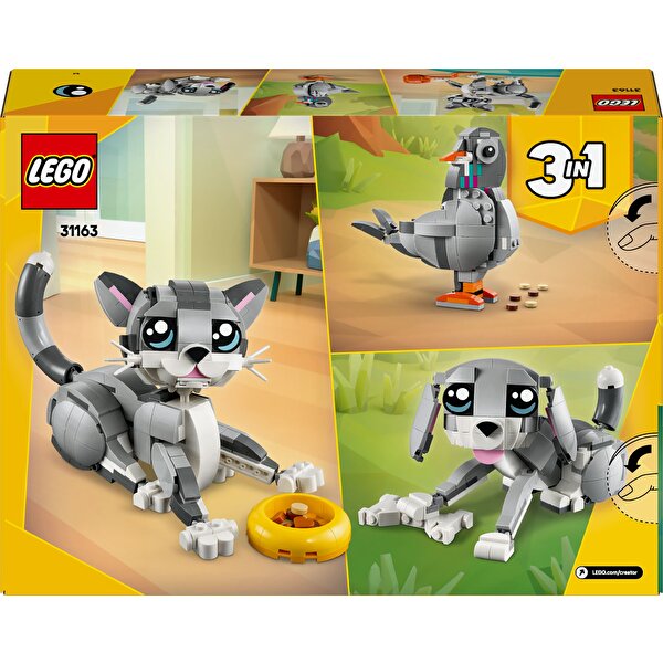 LEGO Creator 3'ü 1 Arada Oyunbaz Kedi 31163