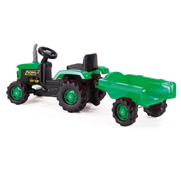 Dolu Römorklu ve Pedallı Traktör