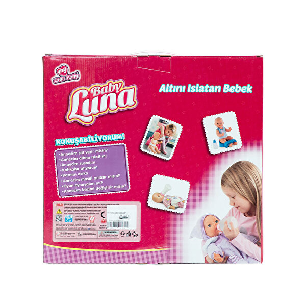 Baby Luna Altını Islatan Yemek Setli̇ Bebek Baykuşlu Elbi̇se