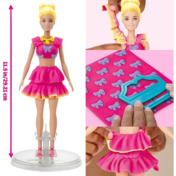 Play Doh Barbie Fırfırlar ve Fiyonklar seti G31566