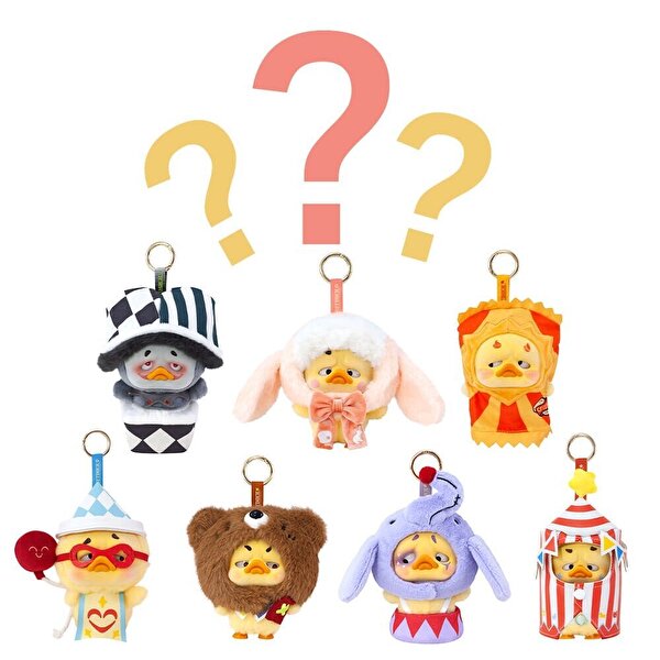 Upset Duck Crazy Circus Serisi Peluş Anahtarlık Sürpriz Paket