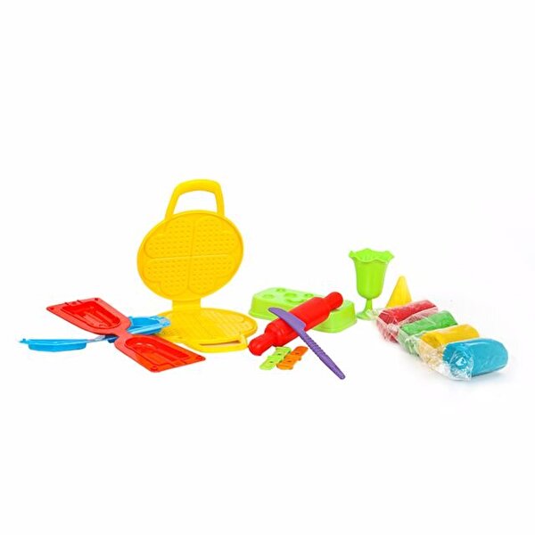 Dondurma ve Waffle Set Oyun Hamuru